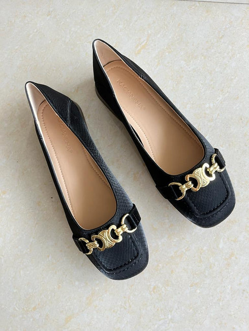 High Quality Snack Skin Printed Ladies Pump Heels Sandals